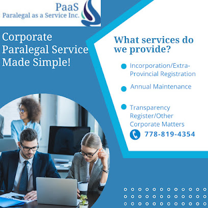 PaaS - Paralegal as a Service Inc.