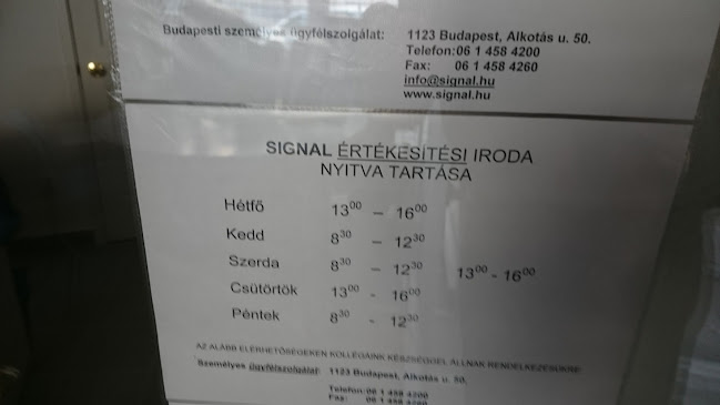 Értékelések erről a helyről: Signal Biztosító Zrt., Székesfehérvár - Biztosító