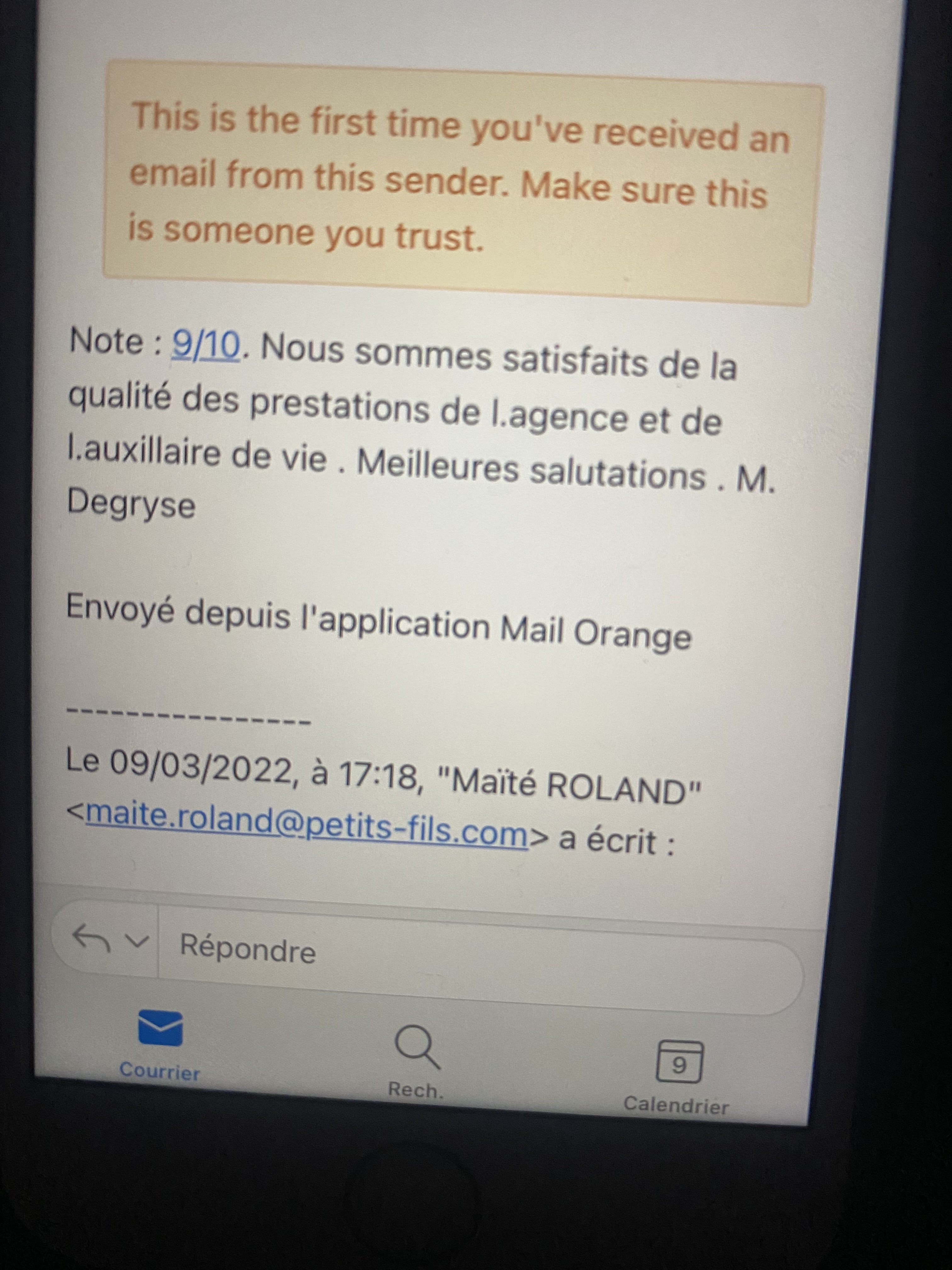 Photo n° 1 de l'avis de Philippe.o fait le 09/03/2022 à 19:41