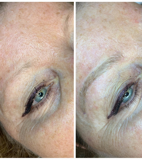 Explore dirtbike tattoo idea, creative tattoo ideas in Peoria Heights, available at BeautiFULL Brows By Jen Microblading - Permanent Makeup Wild Honey Beauty Studio