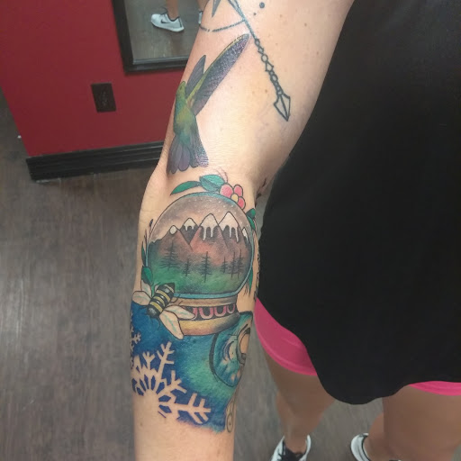 Explore joker card tattoo ideas, creative tattoo ideas in Rowlett, available at Fresh Image Tattoo Studios