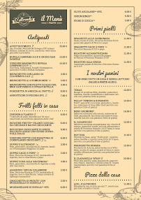 Menu du D'Altronde à Piana del Sole
