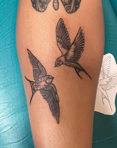 Explore tattoo ideas half sleeve forearm, creative tattoo ideas in Lander, available at Blackblood Tattoo and Piercing