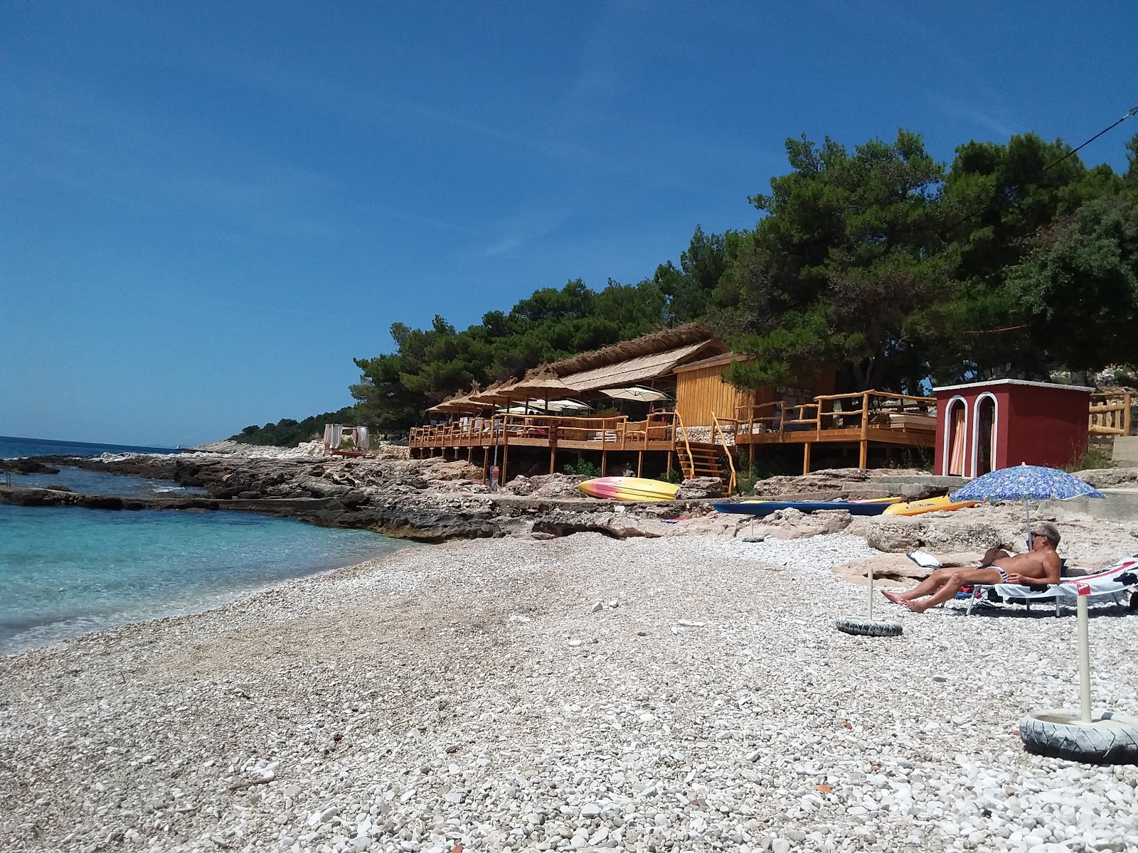 Foto di Milna beach area del resort sulla spiaggia