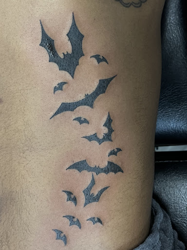 Explore dagger tattoo ideas, creative tattoo ideas in Rowlett, available at Fresh Image Tattoo Studios