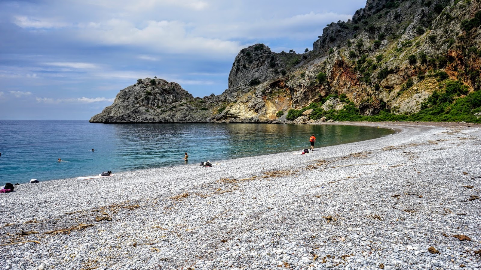 Foto von Naftiko beach mit geräumige bucht