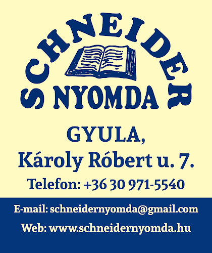 Schneider Nyomda Kft. - Gyula
