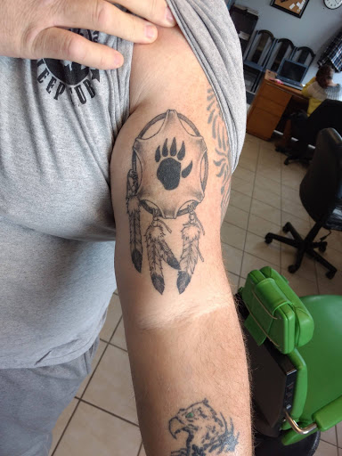 Explore grandkid tattoos ideas, creative tattoo ideas in Milan, available at Apocalyptic Ink Studio