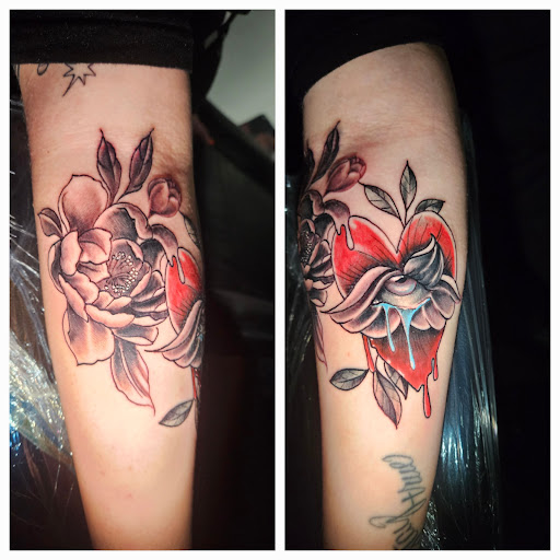 Explore brotherhood tattoo ideas, creative tattoo ideas in Angola, available at Hoodlum Ink