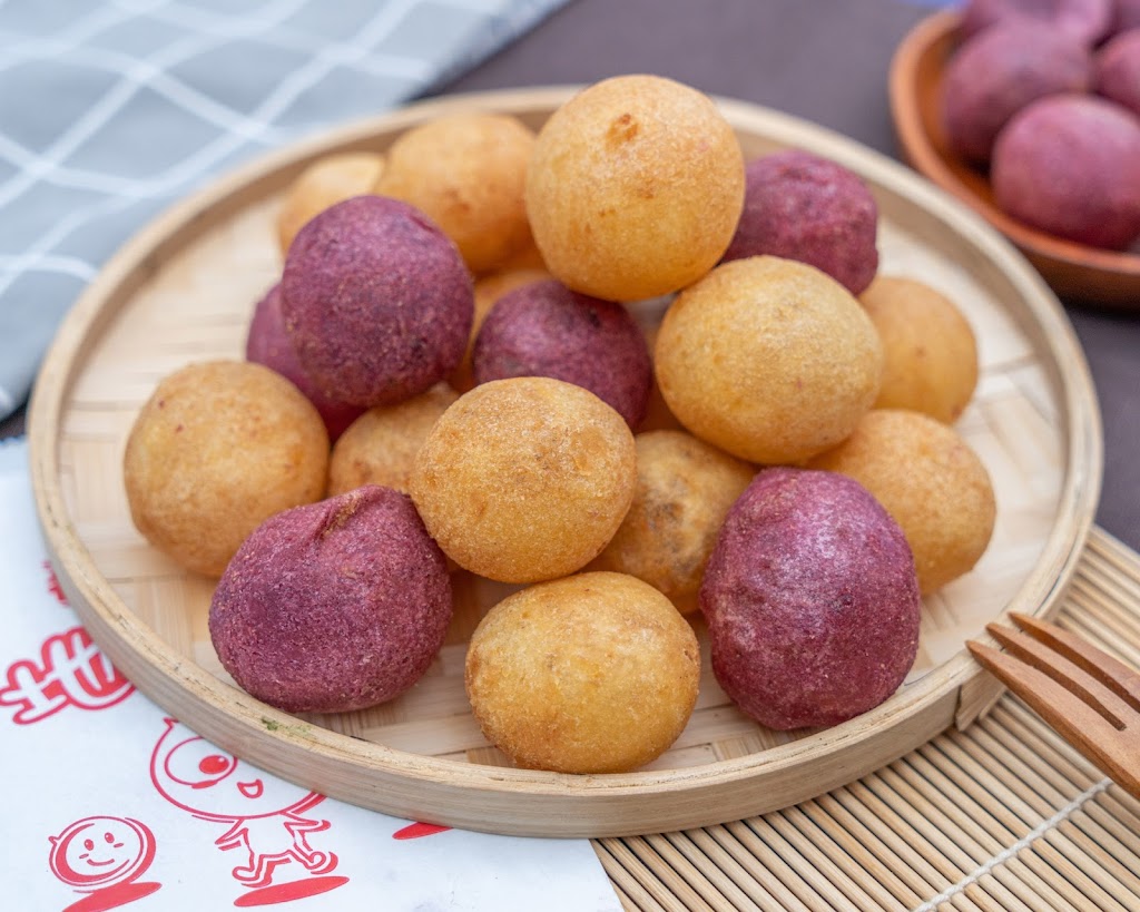 蕃薯潘地瓜球-竹東店｜竹東美食｜竹東夜市｜平價甜點小吃｜下午茶點心｜新竹美食 的照片