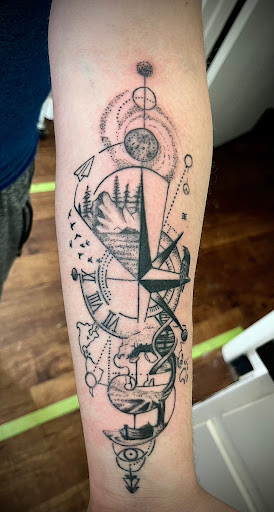 Explore glow in the dark tattoo ideas, creative tattoo ideas in Rogers, available at Ink Solutions Tattoo