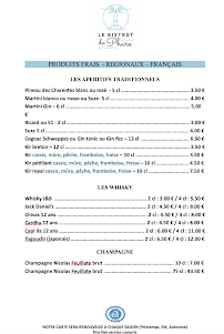 Restaurant Le bistrot du phare à Saint-Palais-sur-Mer - menu / carte