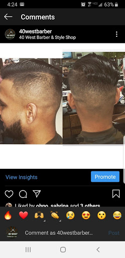 Barber Shop «40 West Barber & Style Shop», reviews and photos, 722 N Rolling Rd, Catonsville, MD 21228, USA