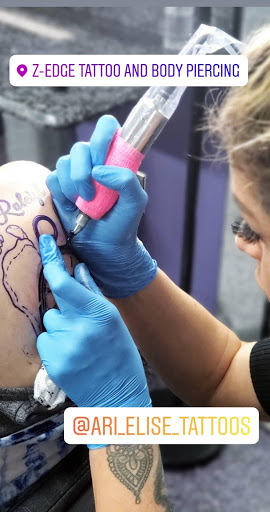 Explore girly half sleeve tattoo ideas for females, creative tattoo ideas in Sarasota, available at Z-Edge Tattoo and Body Piercing North Shop