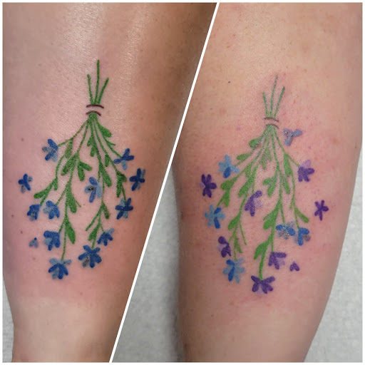 Explore gap filler tattoo ideas, creative tattoo ideas in Marshall, available at Vixens Ink & Beauty