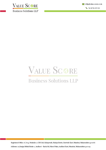 Value Score Business Solutions LLP