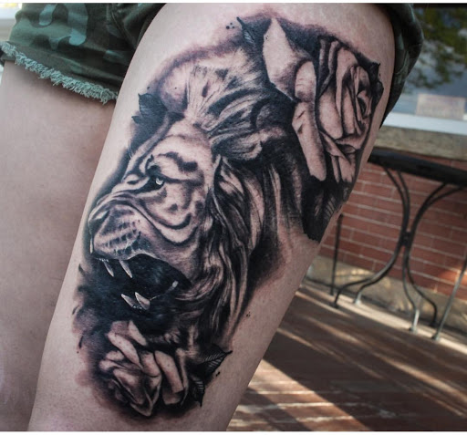 Explore womens chest tattoo ideas, creative tattoo ideas in Fort Collins, available at Parabrahma Tattoo Collective