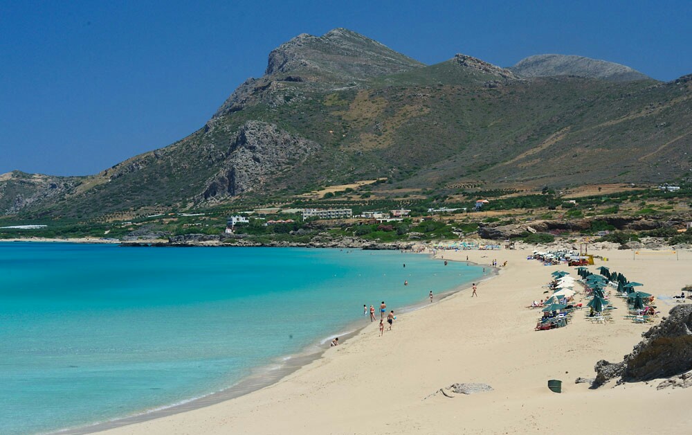 Photo de Plage de Falasarna avec un niveau de propreté de très propre
