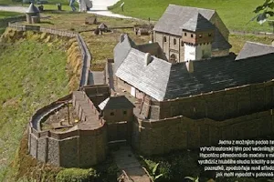Přemyslovský hrad Plzeň s kostelem sv. Vavřince image