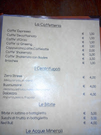 Mamabeach à Olbia menu