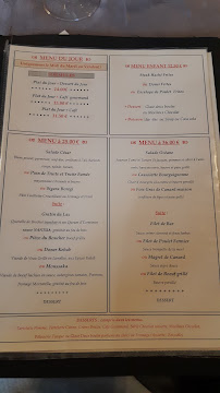 Restaurant Durdu à Nantua menu
