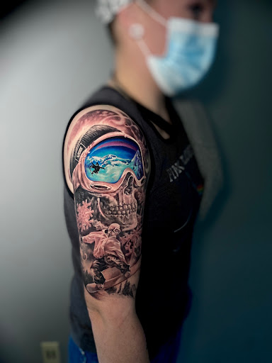 Explore cheek small bum tattoo ideas for females, creative tattoo ideas in Seattle, available at Art Never Dies Tattoo and Gallery