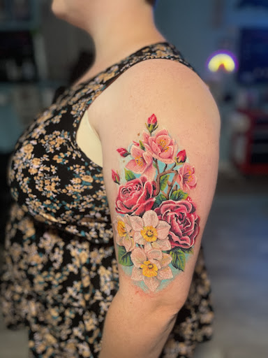 Explore head tattoo ideas for females, creative tattoo ideas in Ocala, available at The Tattoo Gallery of Ocala LLC