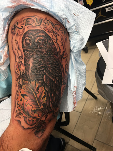 Explore outline tattoo ideas, creative tattoo ideas in Houston, available at Orlandos Tattoo Studio