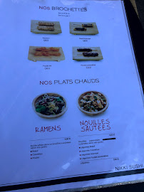 Menu du Nikki Sushi Aubagne à Aubagne