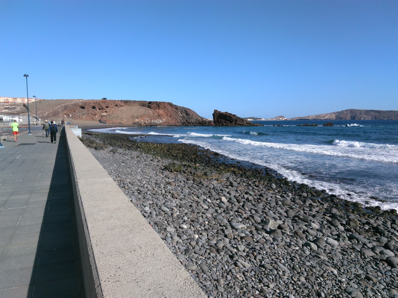 Foto von Playa El Burrero mit gerader strand