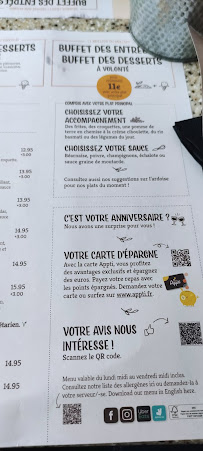 Restaurant Crocodile à Hénin-Beaumont menu