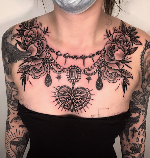 Explore mom and daughter tattoos ideas, creative tattoo ideas in Lopez Island, available at Soot and Bone Body Art Studio