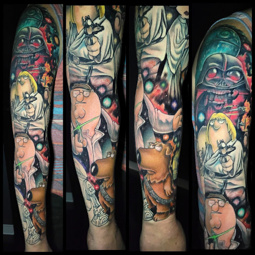 Explore aries tattoo ideas for men, creative tattoo ideas in Buford, available at Inked Arts Tattoo Studio