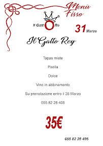 Il Gatto Re Osteria à San Casciano In Val di Pesa menu