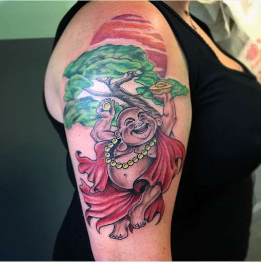 Explore belly button tattoos ideas, creative tattoo ideas in Orange Park, available at Big City Tattoo and Piercing