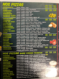 Menu du Pizza du Plateau à Neuilly-Plaisance