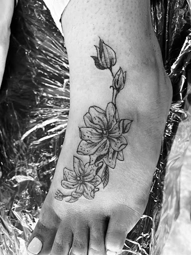 Explore blackout tattoo ideas, creative tattoo ideas in Seymour, available at American Gypsy Tattoo Corp.