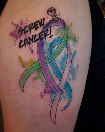 Explore basketball tattoo ideas, creative tattoo ideas in Palm Harbor, available at Angry Owl Tattoo and Piercing