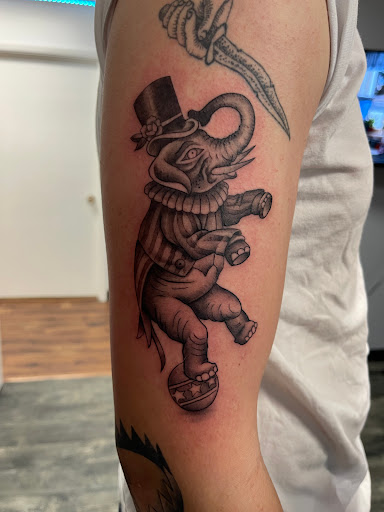 Explore trafalgar law tattoo ideas, creative tattoo ideas in Des Moines, available at Skin Kitchen Tattoo