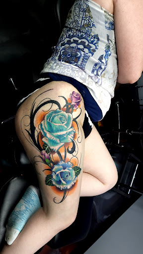 Explore woman face tattoo ideas, creative tattoo ideas in Casper, available at Final Thoughts