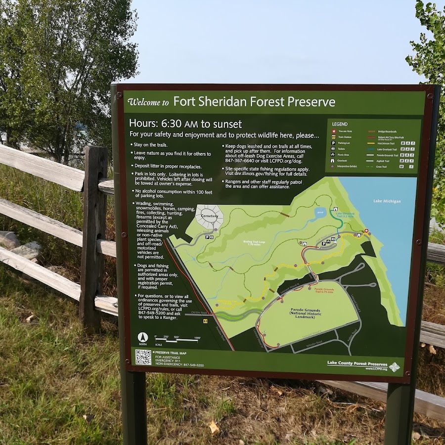 Fort Sheridan Forest Preserve