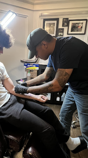 Explore muslim tattoo ideas, creative tattoo ideas in Cromwell, available at Warpath Studio
