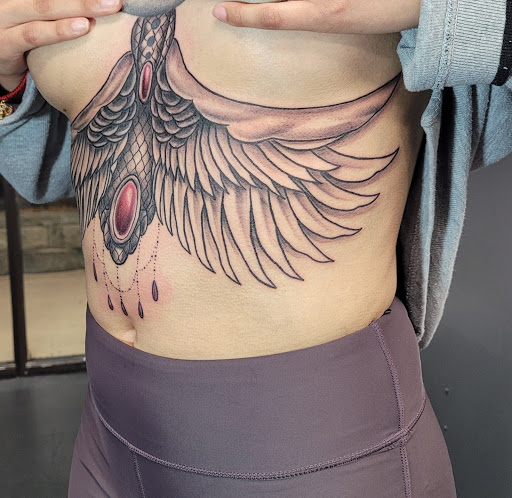 Explore tattoo ideas for men side, creative tattoo ideas in Clarksville, available at Vanilla Gorilla Tattoo