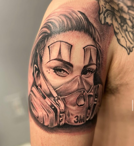 Explore perspective tattoo ideas, creative tattoo ideas in El Paso, available at Pumping Ink Tattoo Parlor