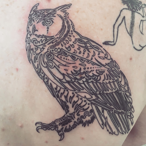 Explore aztec hand tattoo ideas, creative tattoo ideas in Fort Collins, available at Meadowlark Tattoo