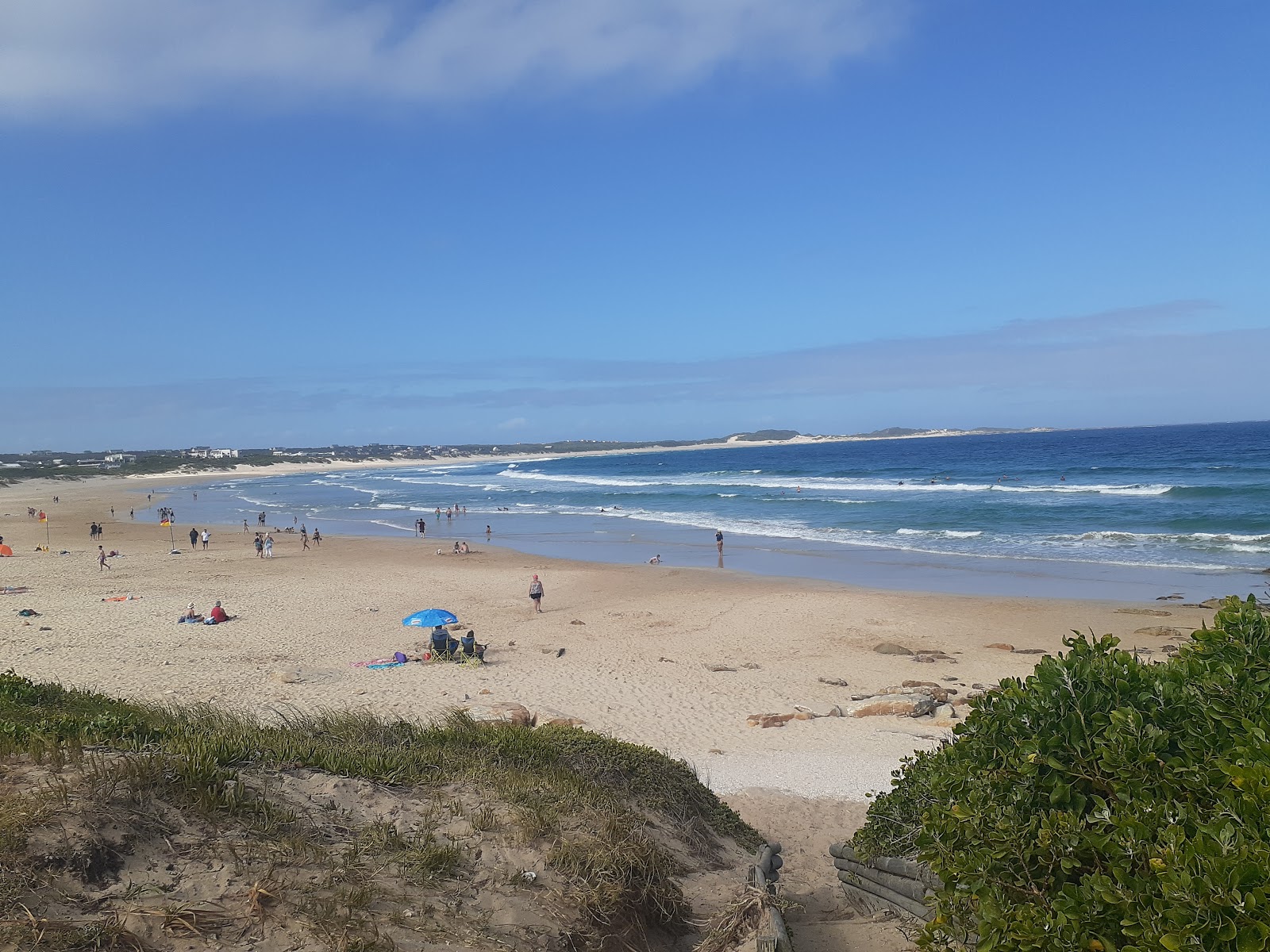 Cape St Francis的照片 带有明亮的沙子表面