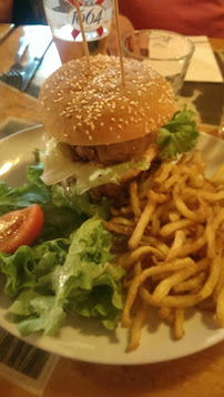 Hamburger végétarien du Restaurant Oncle Sam's Saloon à Biscarrosse - n°4