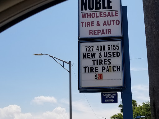 Used Tire Shop «Noble Wholesale tires & Automotive Repair», reviews and photos, 1755 Gulf to Bay Blvd, Clearwater, FL 33755, USA