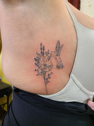 Explore forearm tattoo idea for men, creative tattoo ideas in Seymour, available at Popseys Electric Tattooing Co.