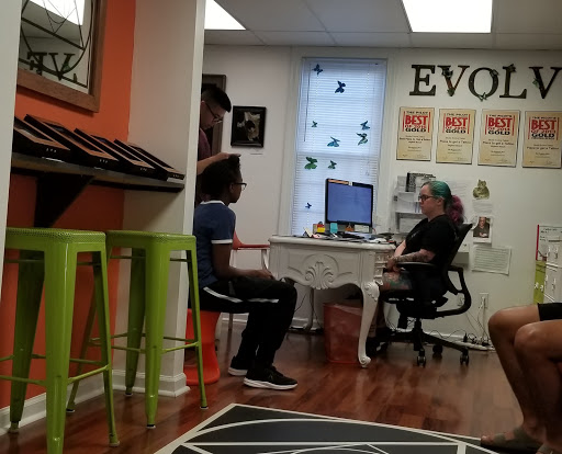 Explore cool thigh tattoo ideas, creative tattoo ideas in Virginia Beach, available at Studio Evolve